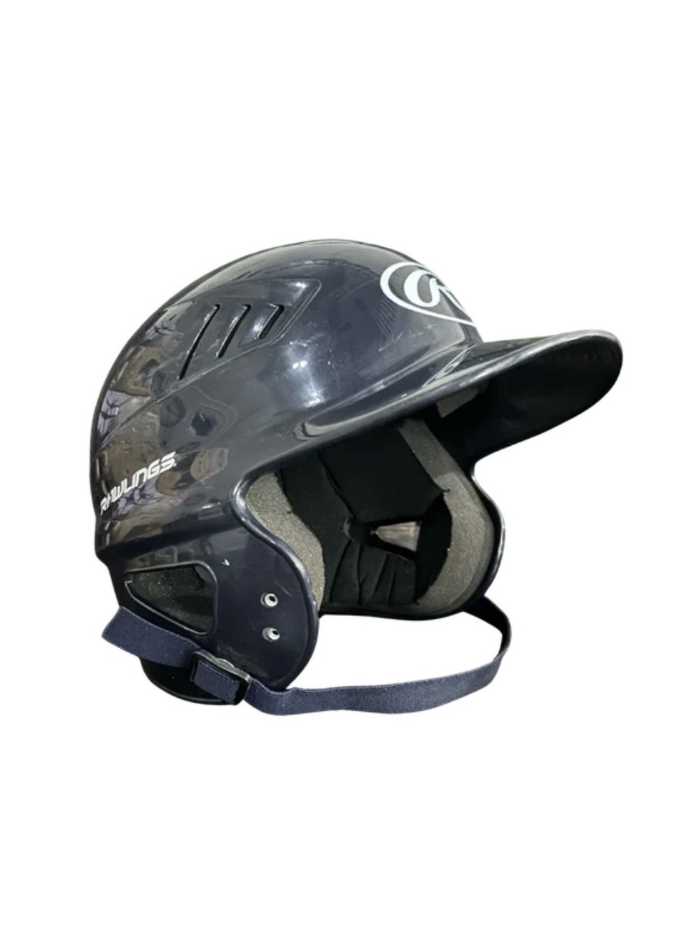 Rawlings Youth Baseball/Softball/T-Ball Batting Helmet Navy Blue Sz: 6 1/4-6 7/8